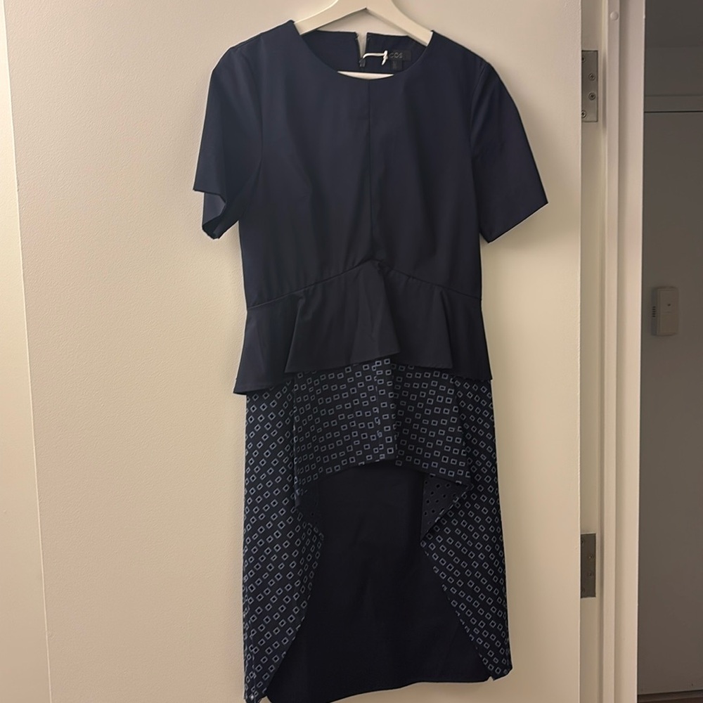 COS navy dress